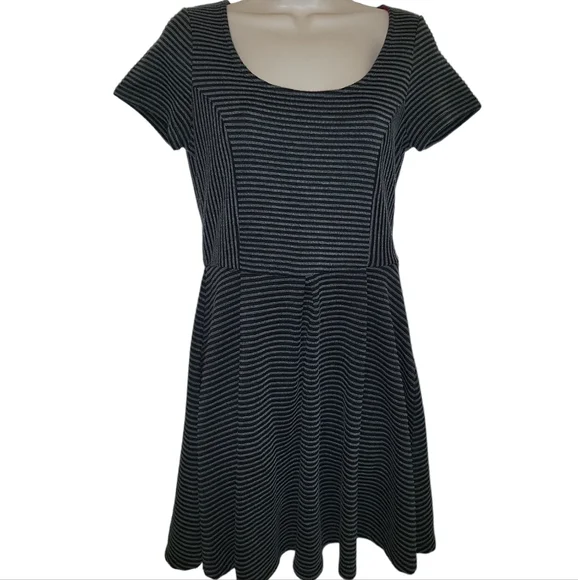 charcoal skater dress Arden B Sequin Full Skater Dress * Charcoal Grey * Small